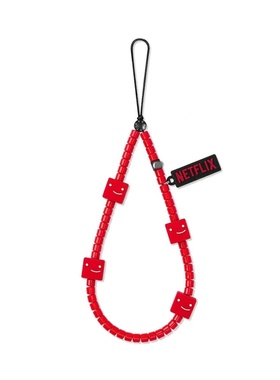 【超高品质-红色方块】手机链条ins风手机壳挂绳手腕挂件