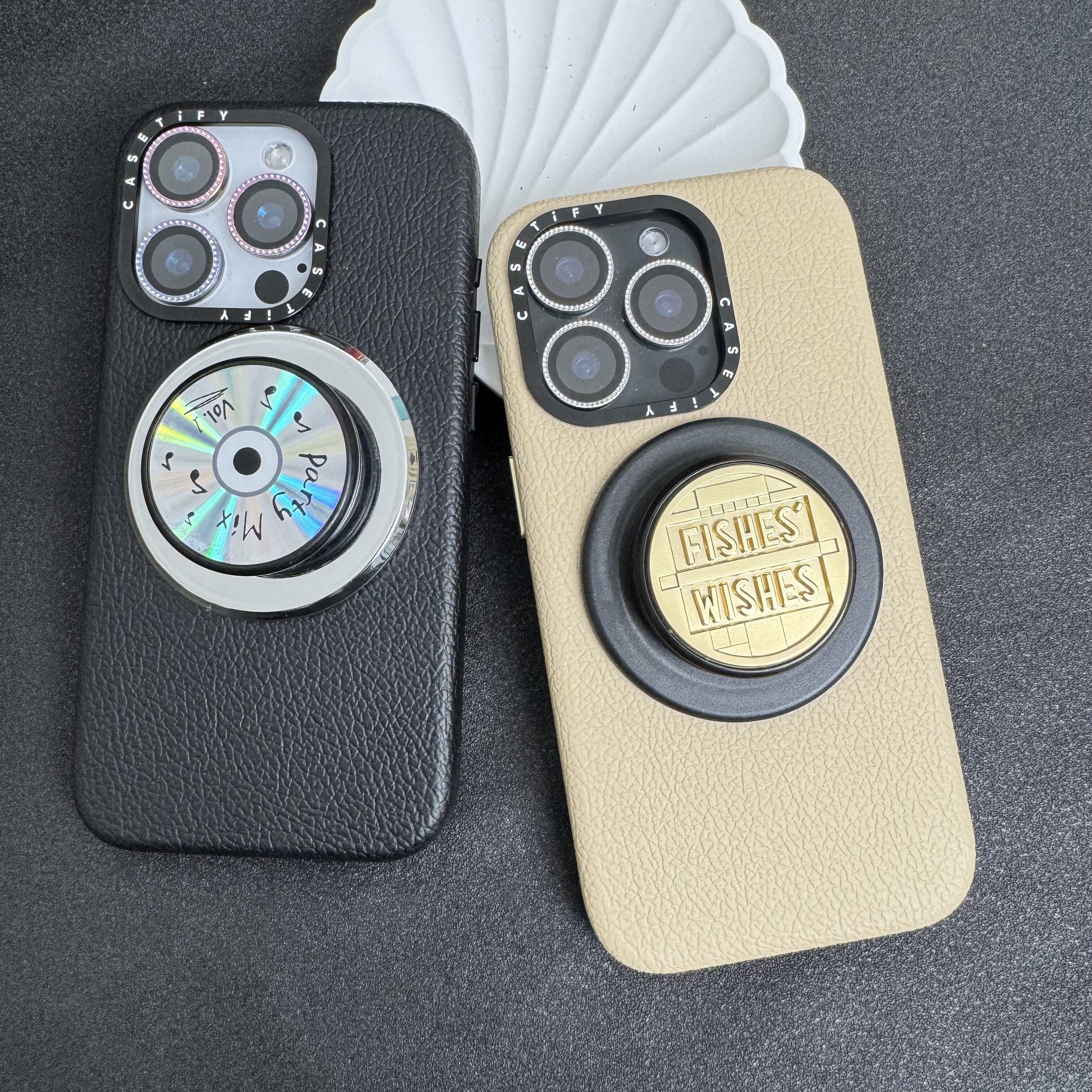 旋转系列-CD唱片金币手机泡泡骚通用气囊支架磁吸啪嗒Popsocket