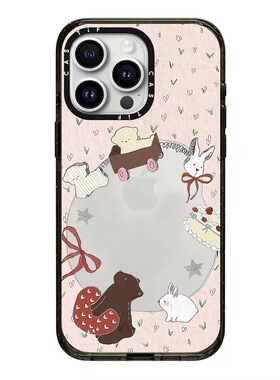 Roria系列透明黑框磁吸手机壳镜面magsafe适用苹果iPhone17ProMax16pl15/14