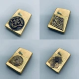 Медная зажигалка на керосине, нашивка, латунные металлические аксессуары, DIY