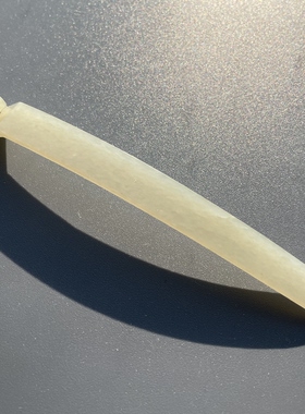 精美真品清代苏工和田白玉扁方发簪老玉器玉簪头饰老物件保真保老