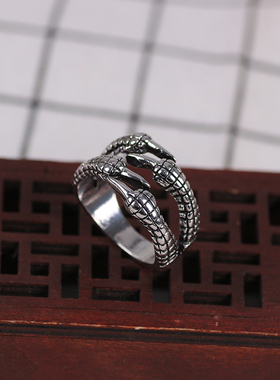 欧美风男士鹰爪学生复古夜店尾戒