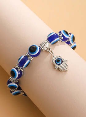 土耳其复古蓝眼睛珠手链