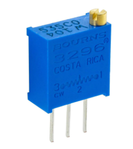 3296w-1-502lf伯恩斯bourns顶调电位器5kΩ可变电阻微调电阻