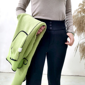 加绒VC小黑裤 女秋冬加厚保暖显瘦小脚裤 高腰弹力润肤VC羊绒魔术裤