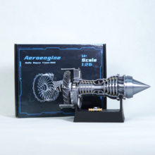 航空飞机引擎涡轮发动机拼装模型可启动组装科技摆件男孩生日礼物