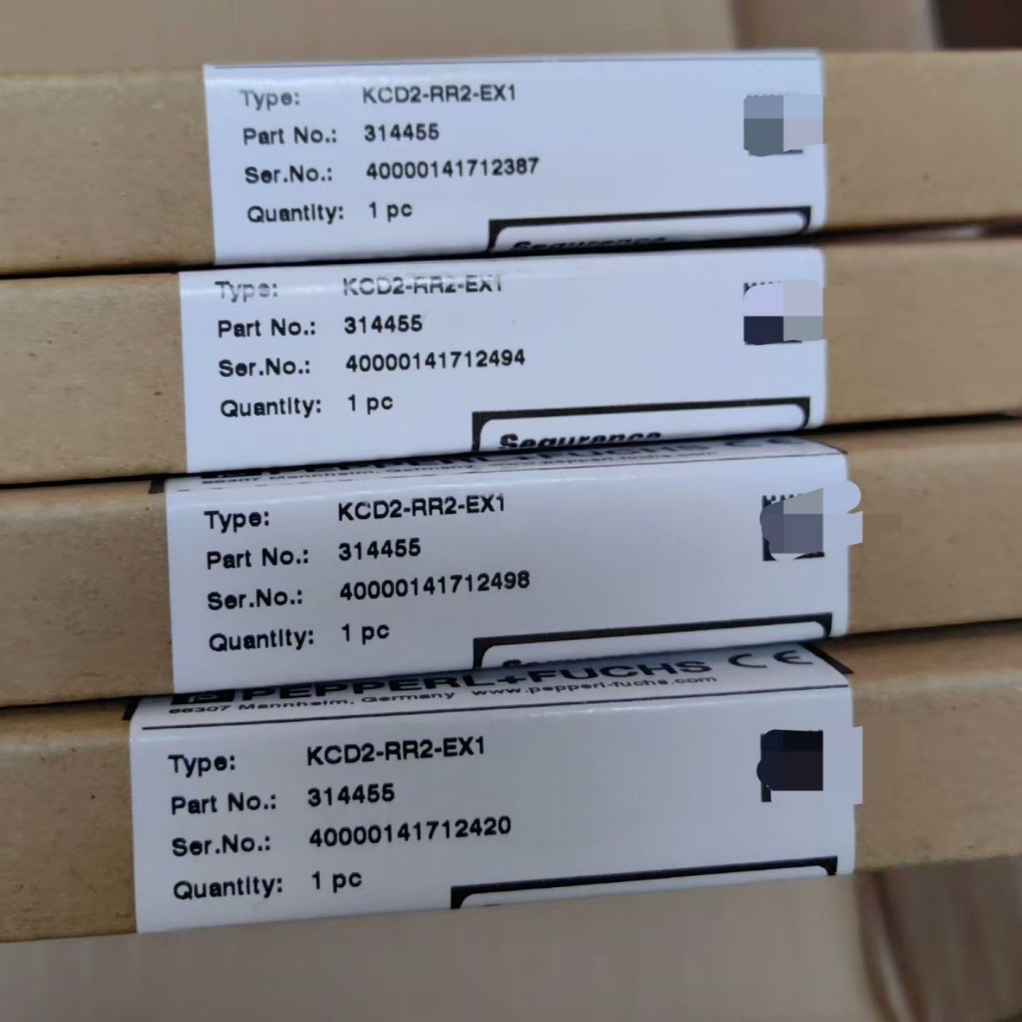 KCD2-RR2-EX1倍加福电阻中继器安全栅订货号：314455全新原装现货