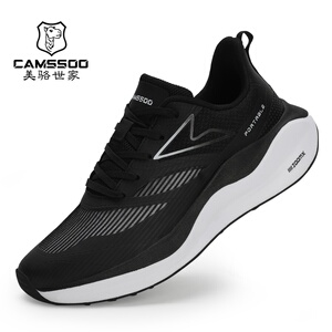 Camssoo美骆世家官方正品新跑步鞋网面休闲轻便运动跑鞋情侣