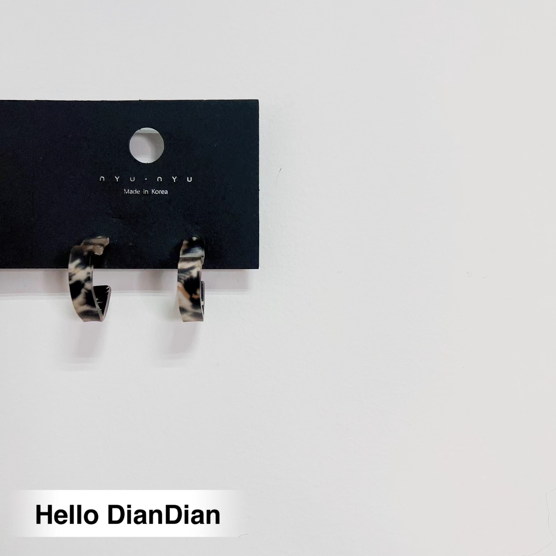 心形豹纹百搭休闲海边渡假耳环