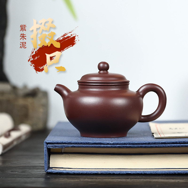宜兴紫砂壶家用泡茶壶纯全手工壶茶具名家谢晓东原矿紫朱泥得子壶