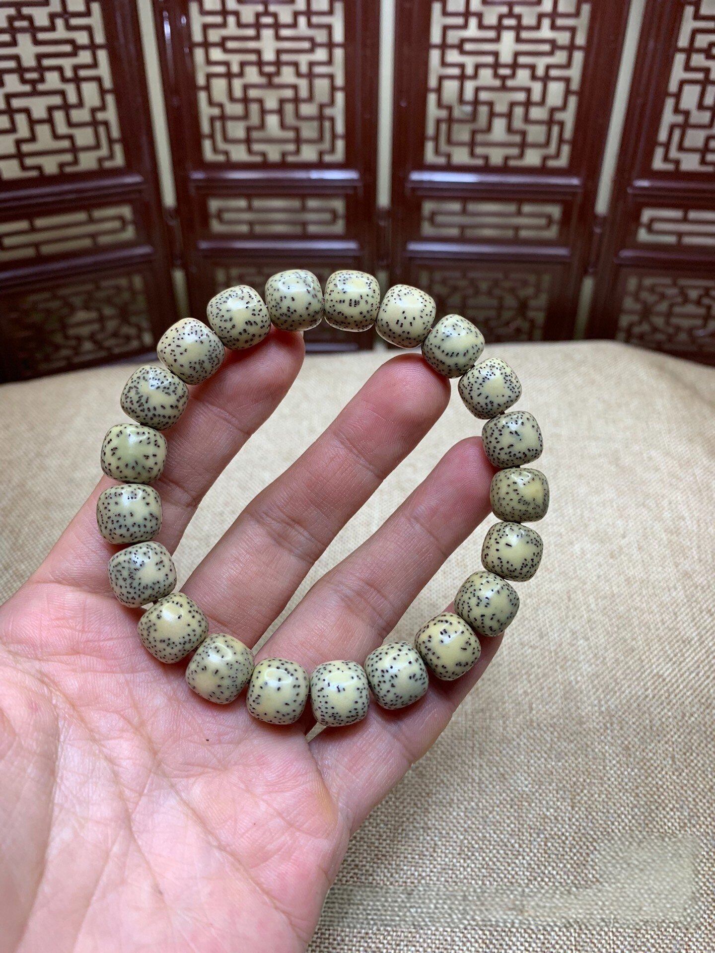 海南原生态星月菩提子阴皮老型1011手串挂脖手链男女佛珠文玩念珠