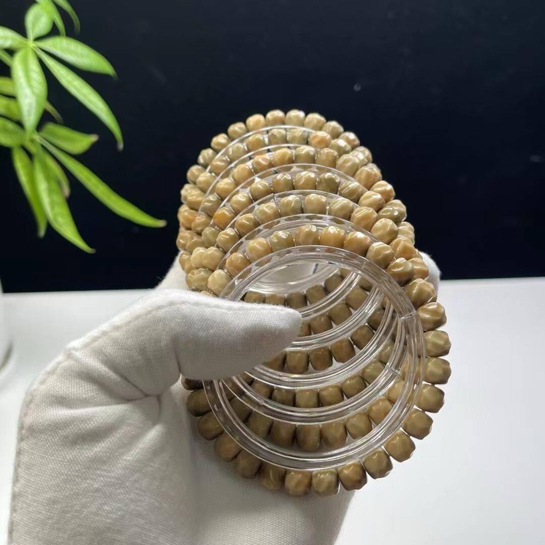 海南原生态同枝果龙脊星月菩提籽7-8佛珠念珠手链手串男女文玩精