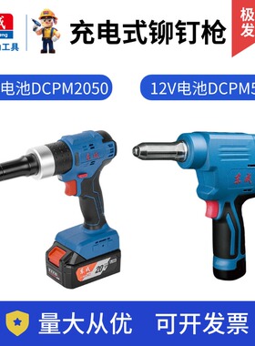 东成充电式抽芯铆钉枪DCPM2050/DCPM50A锂电抽芯拉铆枪拉铆枪铆接