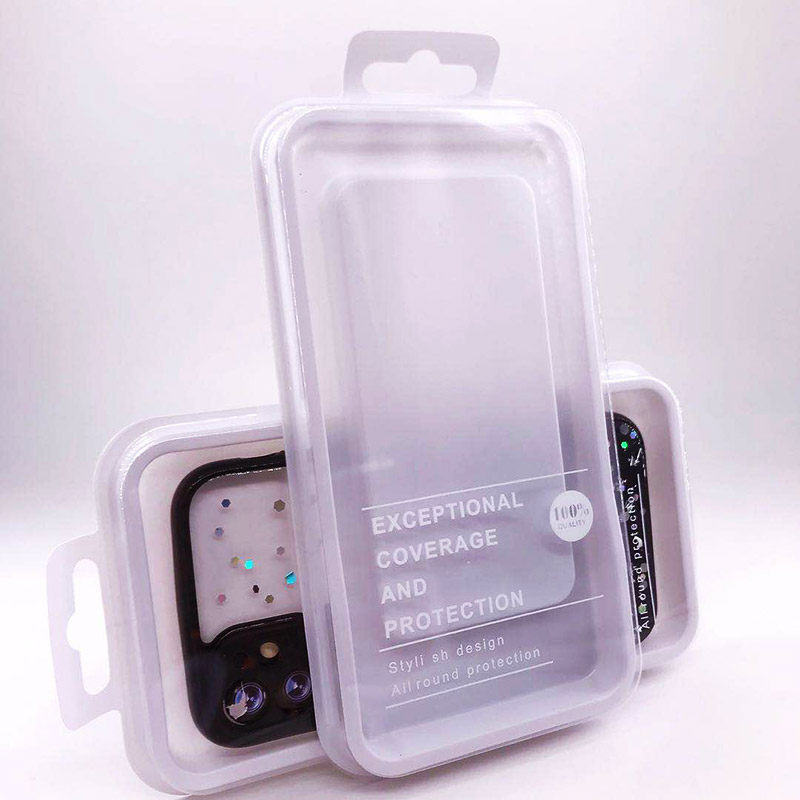 吸塑pvc包装盒丝印适用苹果vivo oppo 华为手机壳包装厚款包装盒