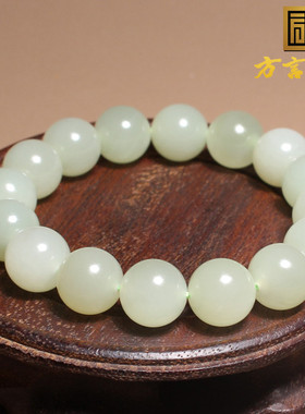 方言冰底起荧光12mm圆珠手串