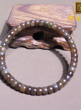 新疆且末满红糖玉6mm直切珠手串