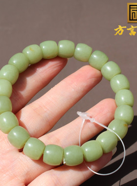 新疆且末老料黄口10mm直切珠手链