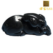 方言和田玉精品大师回馈新疆墨玉籽料生肖羊吊坠子洋洋得意挂件F1