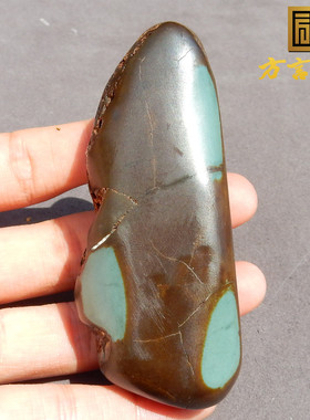 方言特惠珍藏标本级精品金鹿皮天蓝色一口气蓝玉籽料原石玩料w2