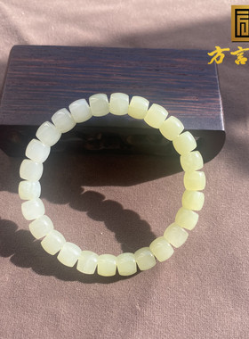 新疆且末料黄口渐变8mm老型手串