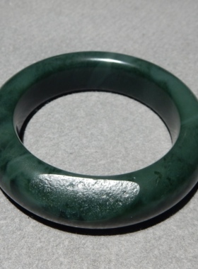 方言和田玉青籽高油润手镯