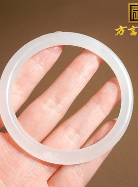 且末老坑料白玉油润内径55mm手镯