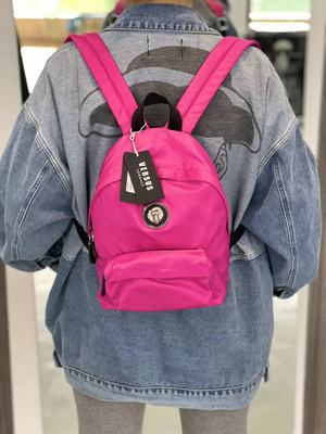 VERSUS范思哲粉色狮子头子双肩包