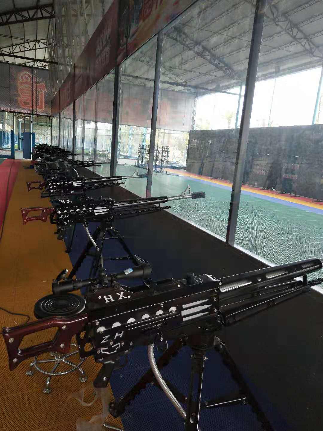 儿童农庄游乐项目户外休闲游乐气炮枪新款打靶射击玩具游艺气炮枪