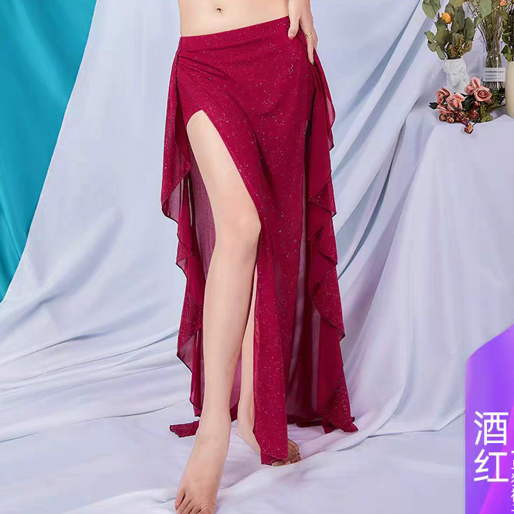 舞娘肚皮舞东方舞服装女2025新款半身裙舞蹈裙演出裙表演裙练习裙