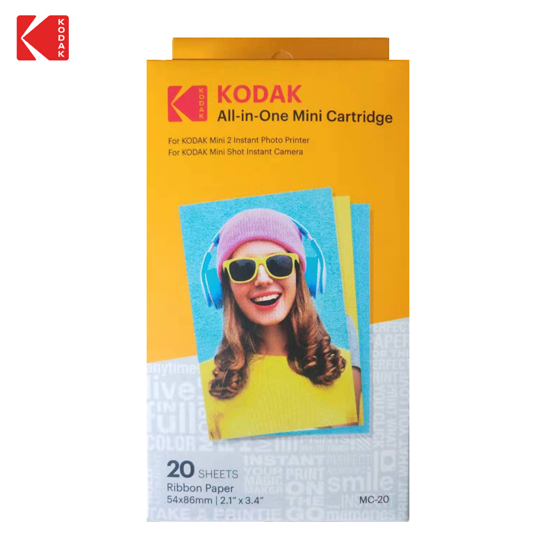 kodak/柯达C210/minishot拍立得相纸 Mini2手机照片打印机相纸色