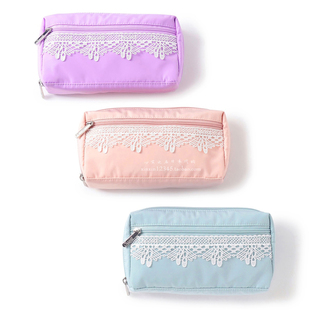 日本代购正品Chacott芭蕾舞蹈足尖鞋包 蕾丝化妆包旅行便携收纳包