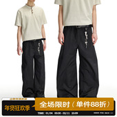 加厚毛呢休闲裤 男款 老钱风西裤 男道秋冬季 舒适宽松直筒男生裤 子