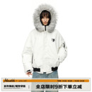 男道美式 潮牌情侣保暖加厚棉衣外套 复古毛领连帽棉服男女2025冬季