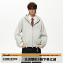 男道cleanfit短款 外套男女休闲上衣 500G重磅加绒连帽卫衣拉链开衫