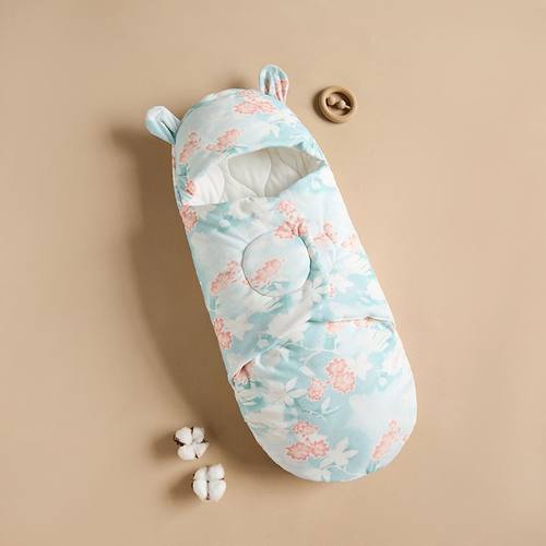 0-6个月左右纯棉睡袋秋冬季加厚