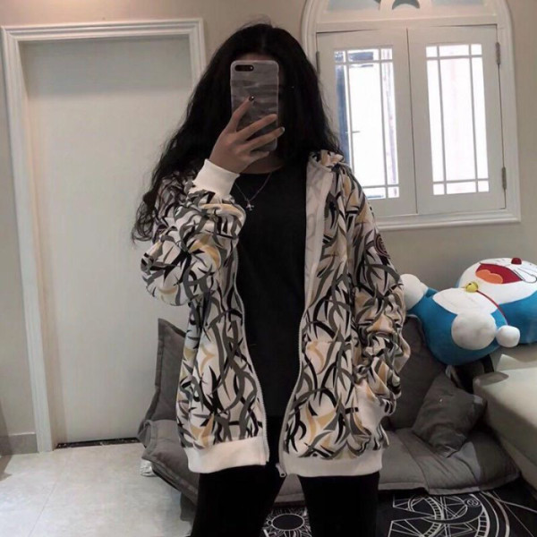Bodysuit jacket spring and autumn thin new Korean women's loose long sleeve baseball suit