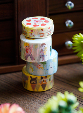 【Lookstamp】 原创手账素材 可丽饼 手帐和纸胶带  日本RT承制