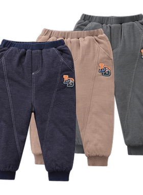 拉比男童商场同款束口长裤
