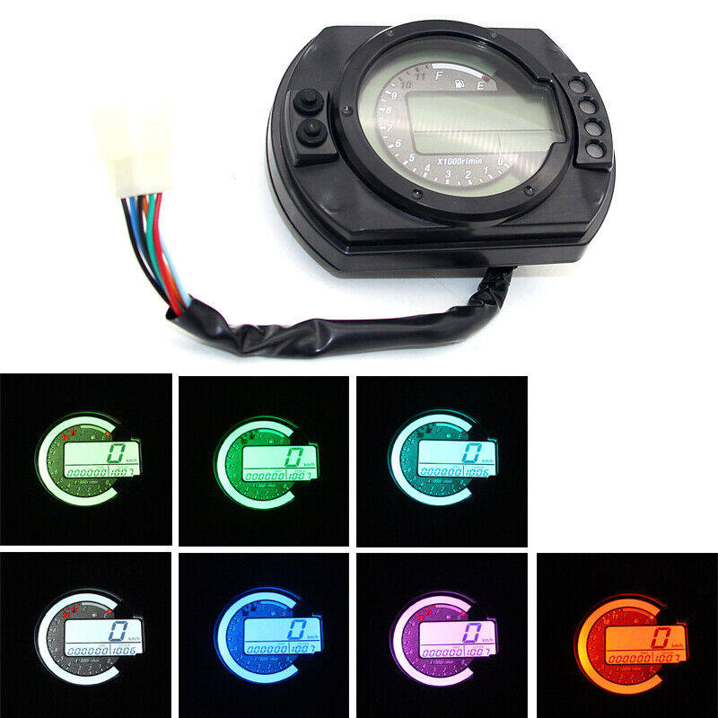 特价里程线直上化油器车通用改装裸把骑士摩托车改装通用液晶仪表