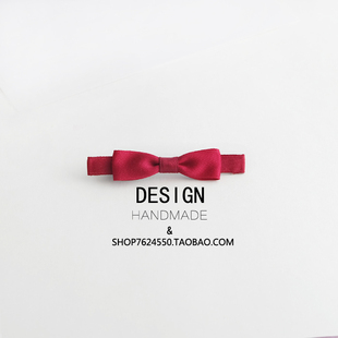 高端定制韩国进口缎带日系reefur淑女名媛蝴蝶结鸭嘴一字发夹边夹