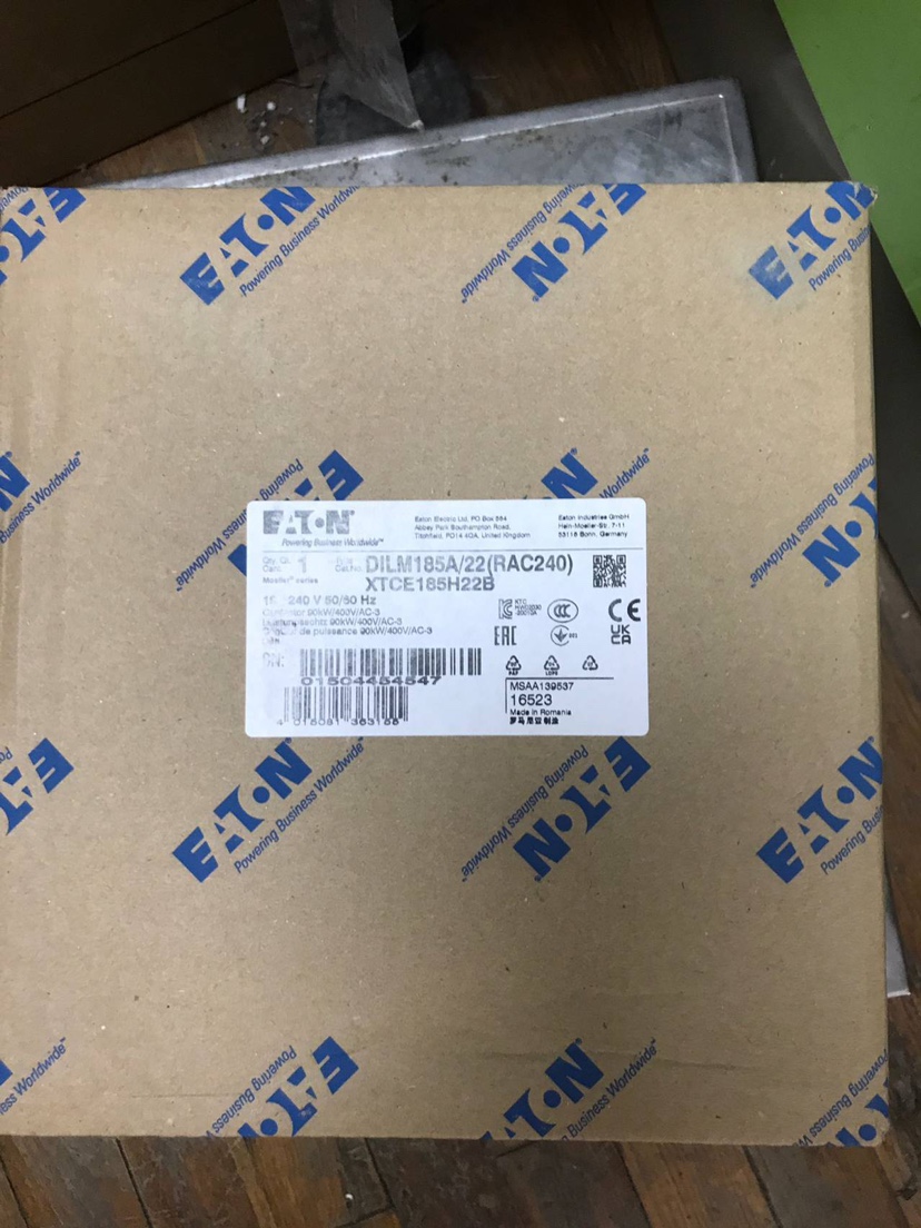 全新正品伊顿穆勒EATON DILM185A/22 RAC240原装进口交流接触器