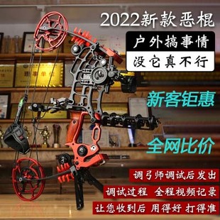 恶棍两用弓钢珠射箭复合现代弓箭狩猎射程远成年人专业努弓高精度