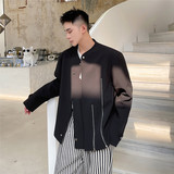 春上新暗黑风机车夹克男个性百搭立领休闲外套潮A452--6208--P135，男装夹克，电商A452