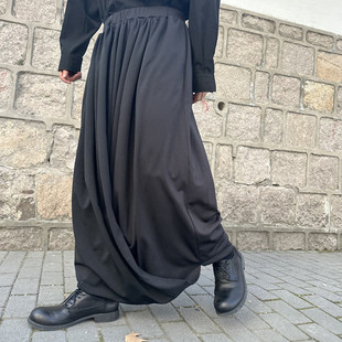 6526 小众设计不规则休闲裙裤 A452 休闲裤 P115 暗黑潮流个性