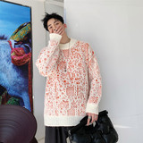 秋冬款两色双层破洞毛衣男女款百搭保暖针织衫A452--MY12--P88，男装针织衫/毛衣，电商A452