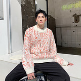 秋冬款两色双层破洞毛衣男女款百搭保暖针织衫A452--MY12--P88，男装针织衫/毛衣，电商A452