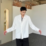 秋季中式立领简约净版长袖衬衫男休闲百搭潮流上衣A452-6385--P85，男装衬衫，电商A452