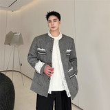 新早春宫廷复古花边西服外套休闲韩版小香风上衣A452--6328--P165，男装西服，电商A452