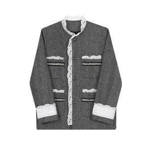 新早春宫廷复古花边西服外套休闲韩版小香风上衣A452--6328--P165图片