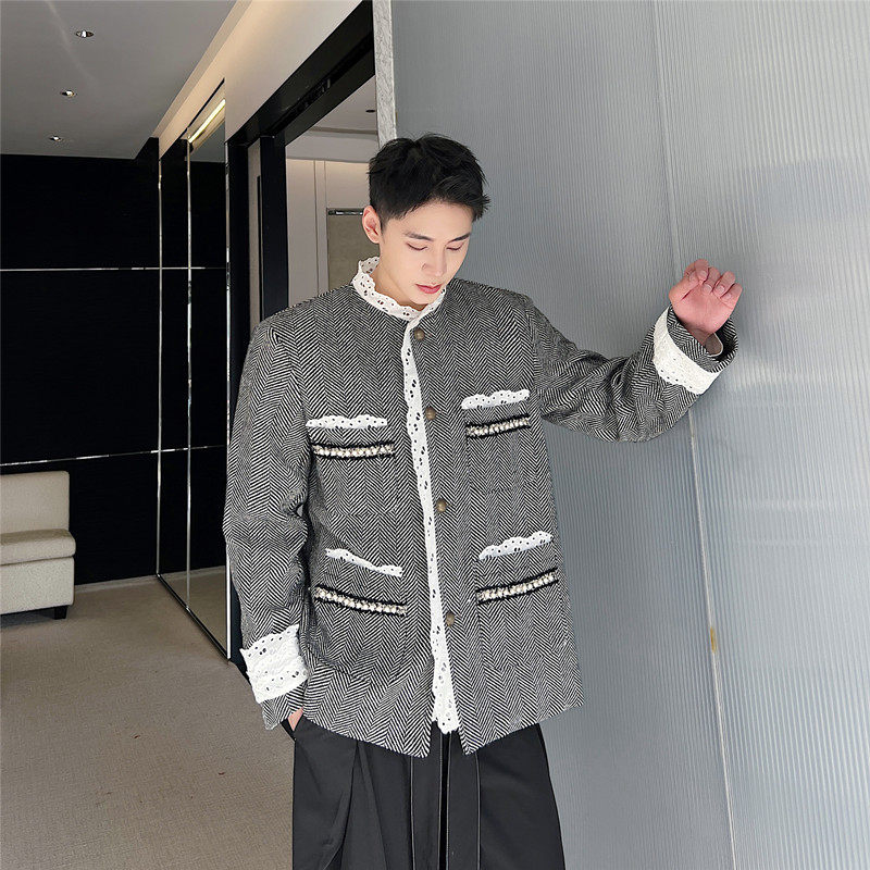 新早春宫廷复古花边西服外套休闲韩版小香风上衣A452--6328--P165图片